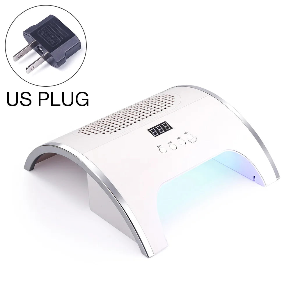 2-IN-1 Nail Dust Collector And Nail Drying Lamp