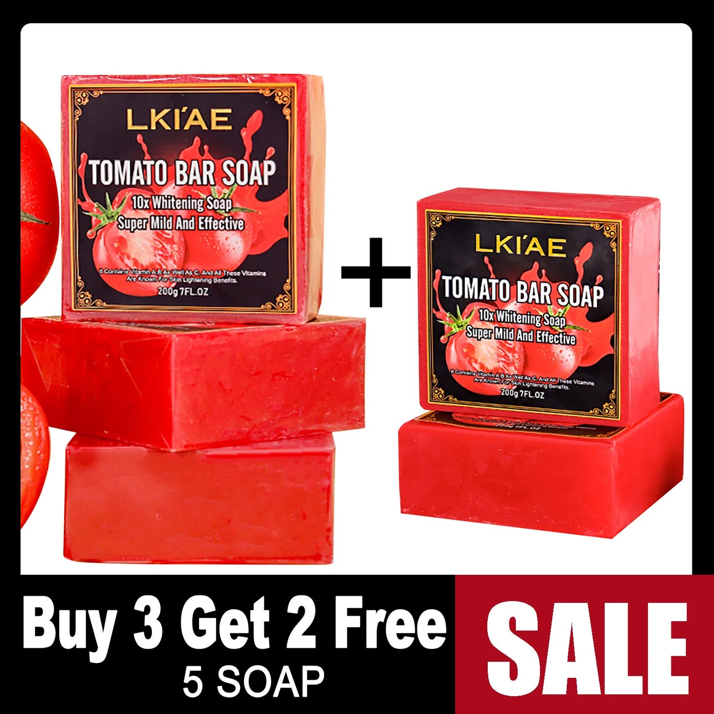 Brand Tomato Fruit Scented Handmade Natural Bar Soap