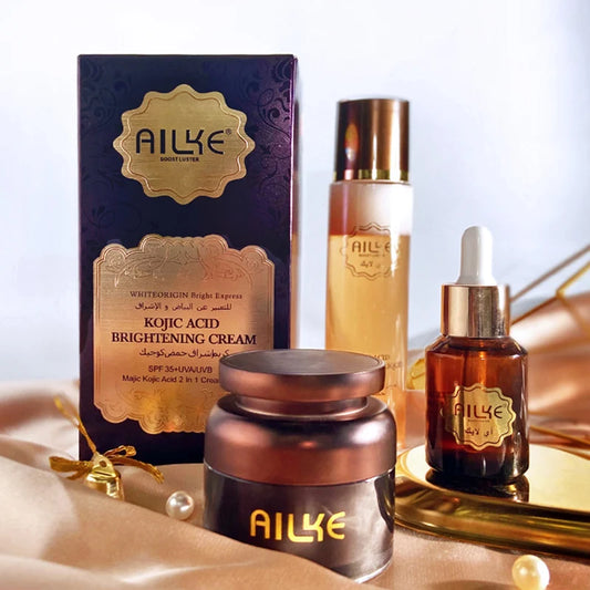 Kojic Acid Brightening Lotion & Whitening Cream Set
