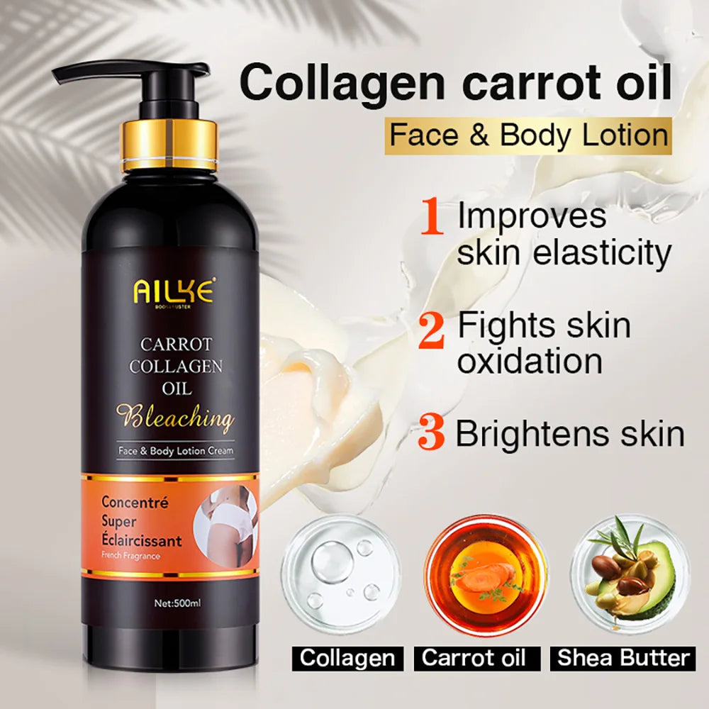 Carrot Oil & Collagen Bleaching Body Lotion
