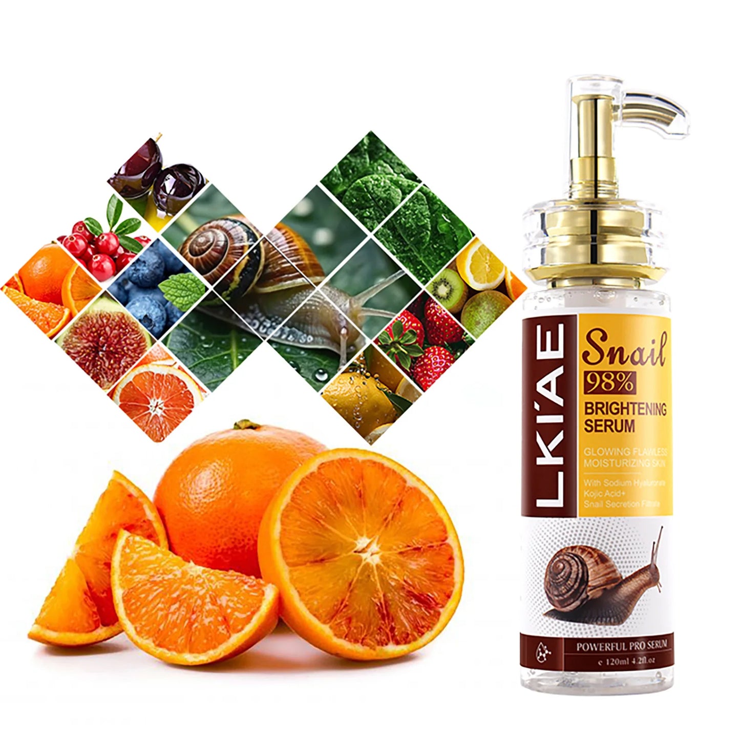 Natural Snail Brightening Face & Body Serum