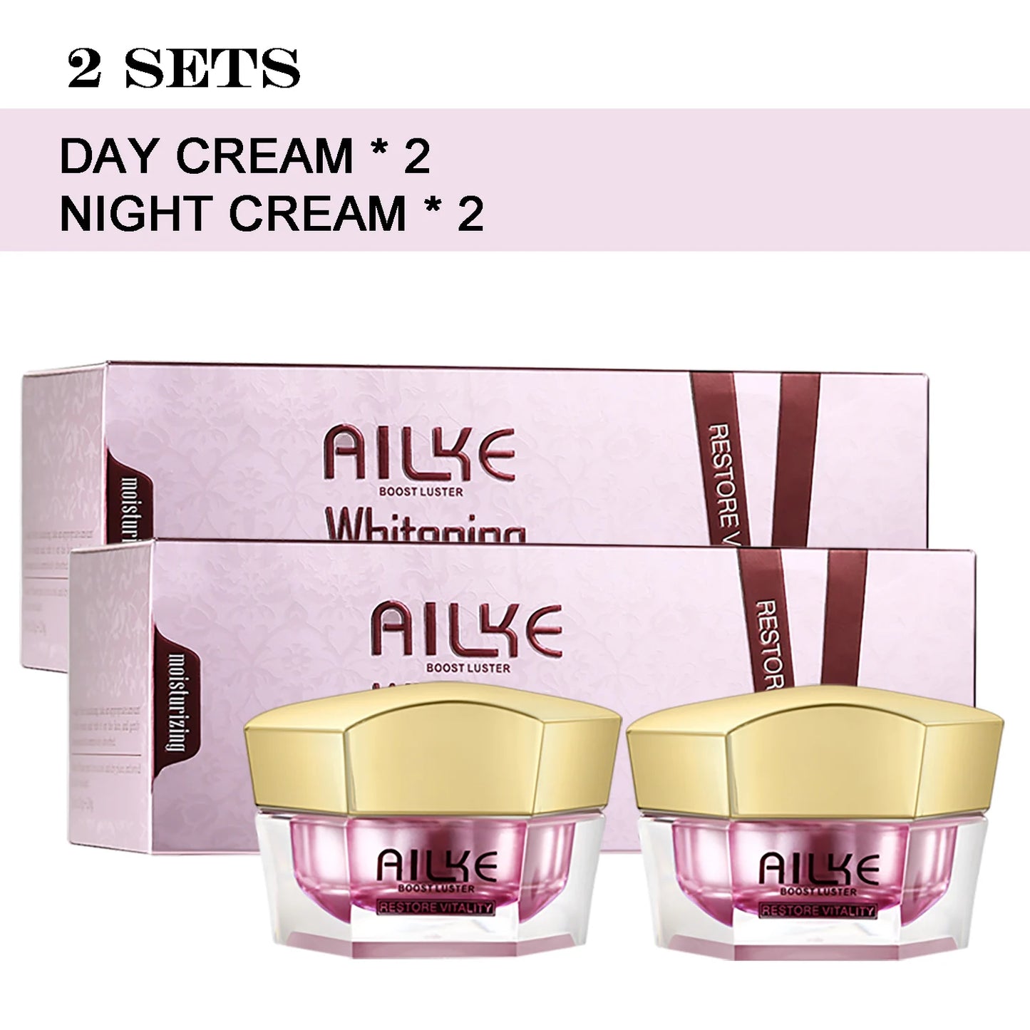 Restore Vitality Whitening Day & Night Cream Set