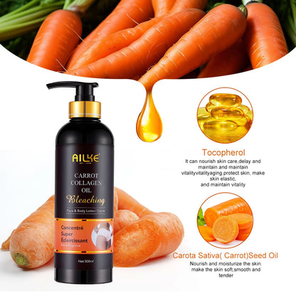 Carrot Oil & Collagen Bleaching Body Lotion