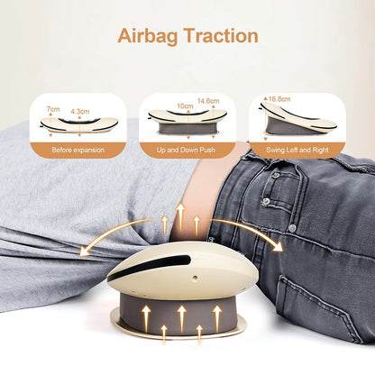 Adjustable Electric Lumbar Traction Massager