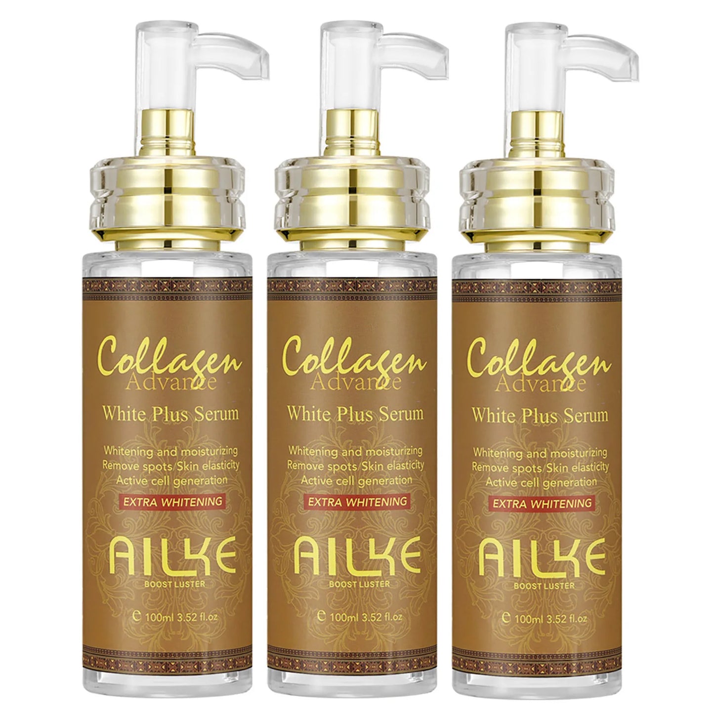 Natural Collagen Whitening Serum (100ml) + Carrot Oil Collagen Lotion (500ml)