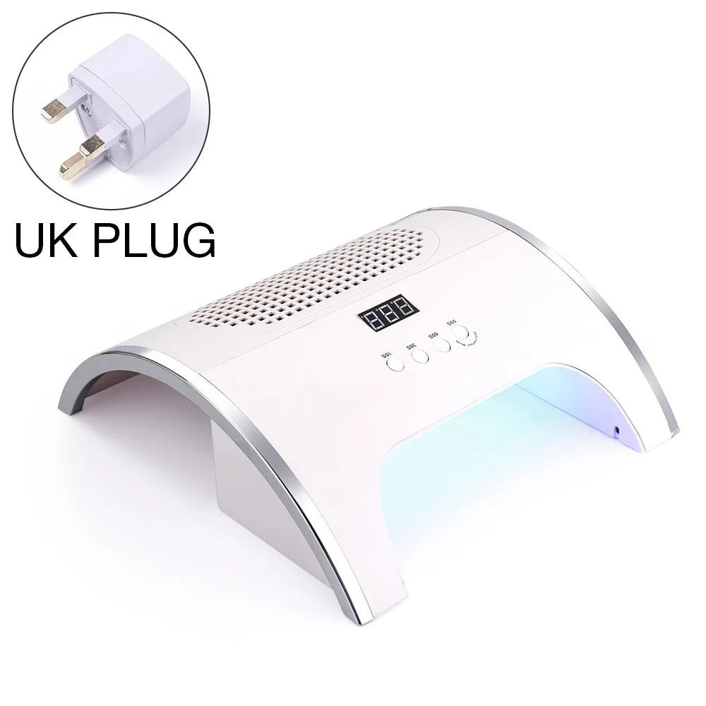 2-IN-1 Nail Dust Collector And Nail Drying Lamp