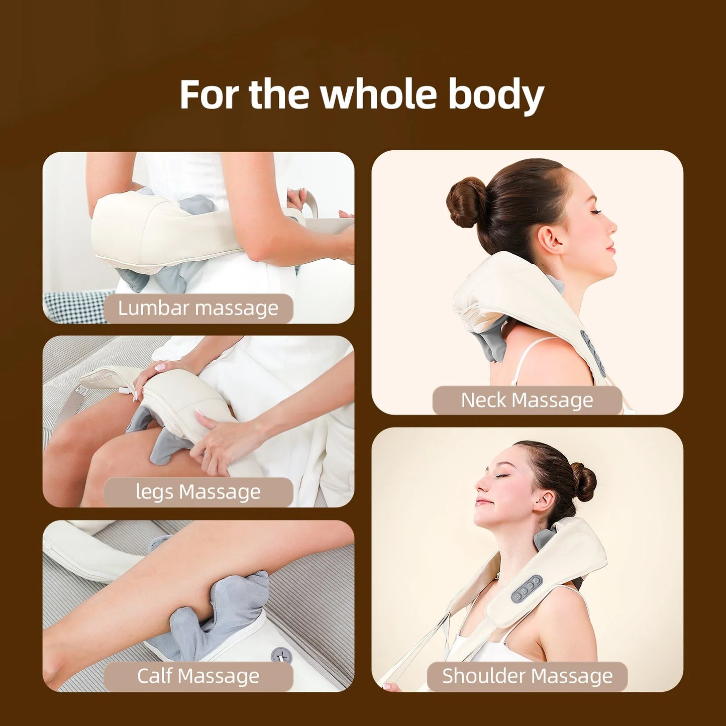 26W Brushless Motor Neck And Shoulder Massager