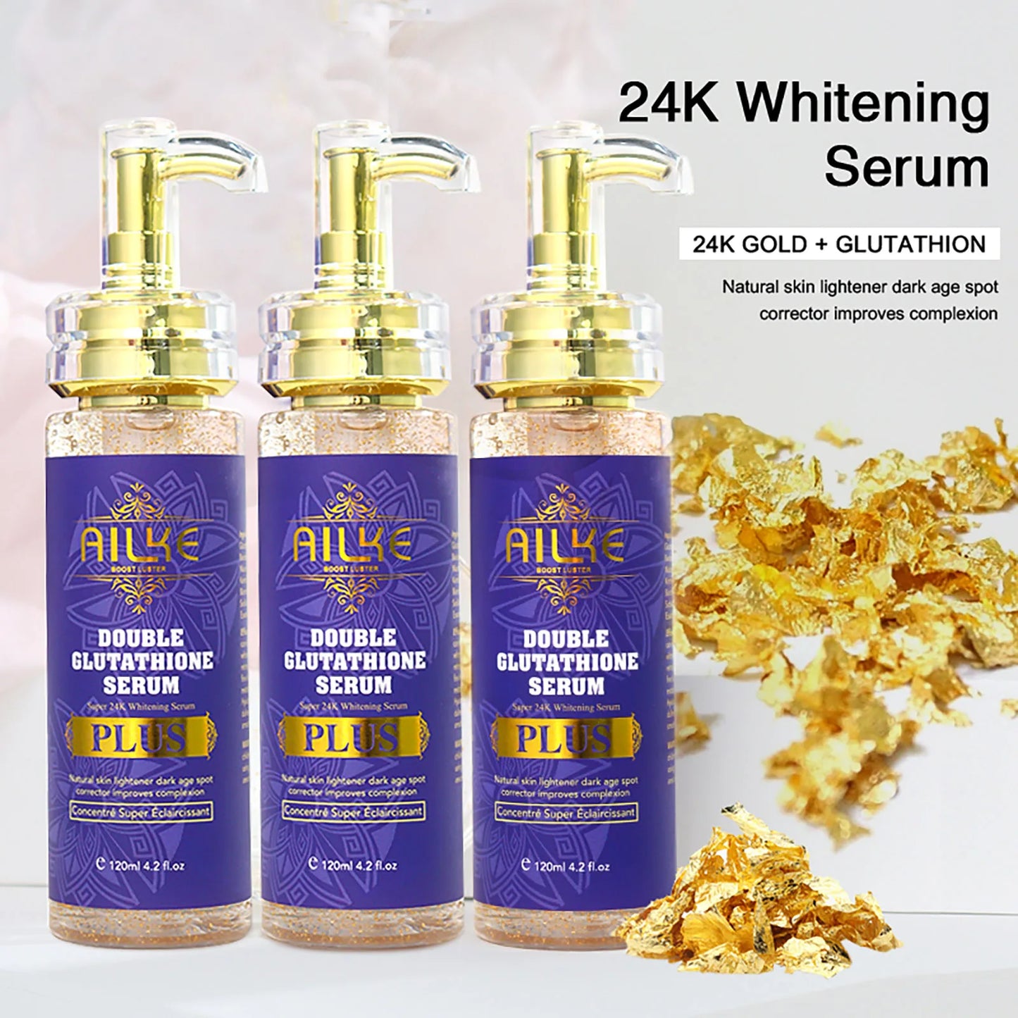 24K Whitening Serum Double Glutathione Serum