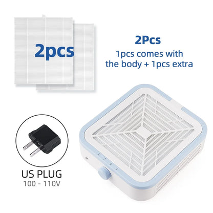 Wireless 120W Super Suction Nail Cleaner Machine