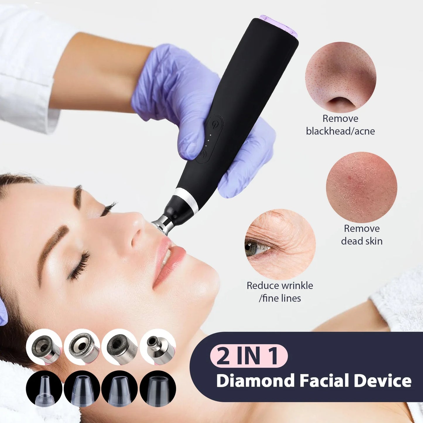 Portable Facial Exfoliation & Pore Cleaner